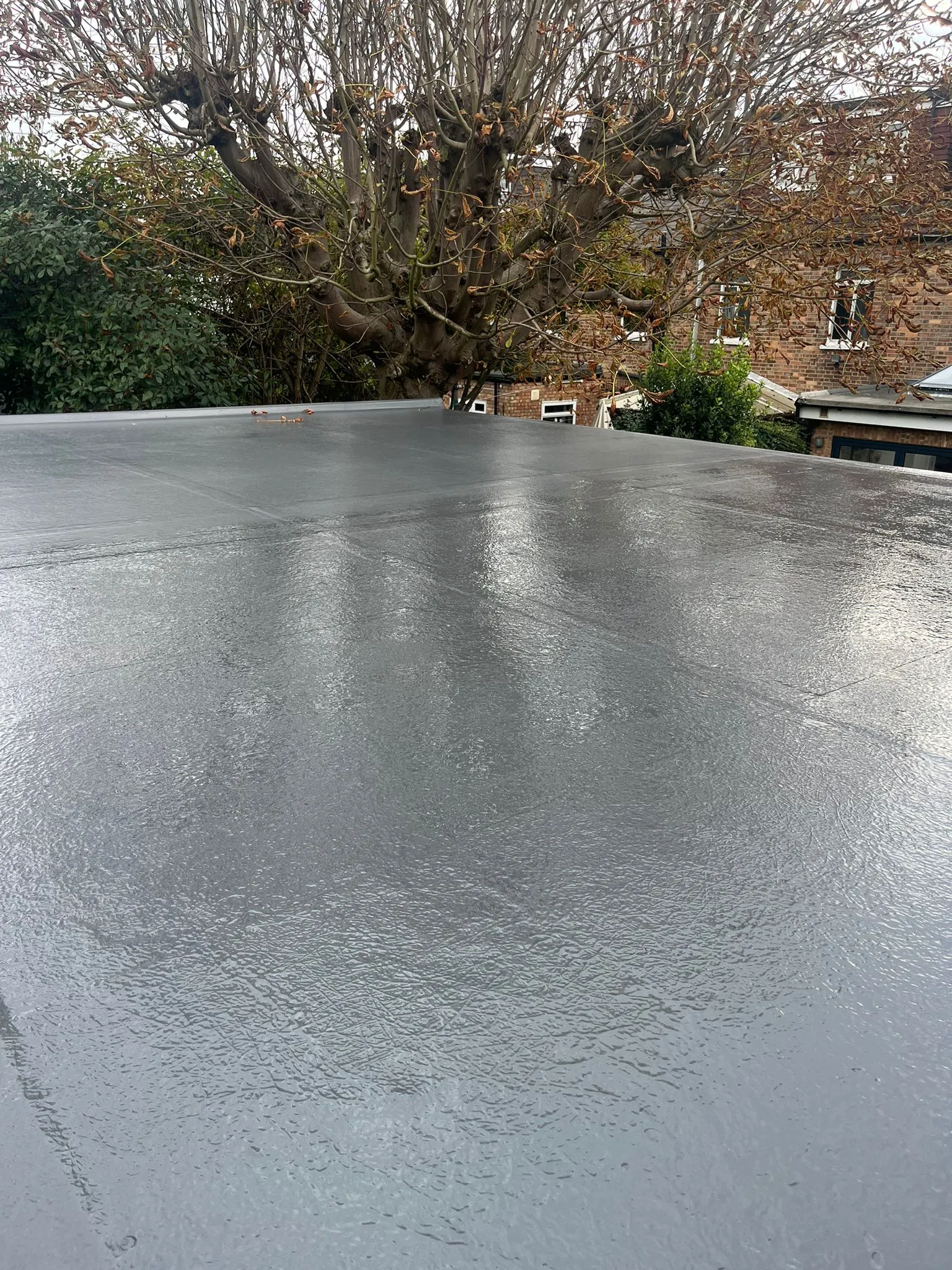 Fibreglass Roof - construction stage 9